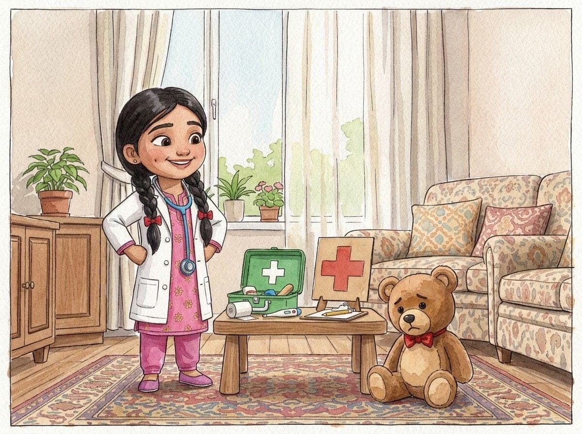The Little Doctor — inside page