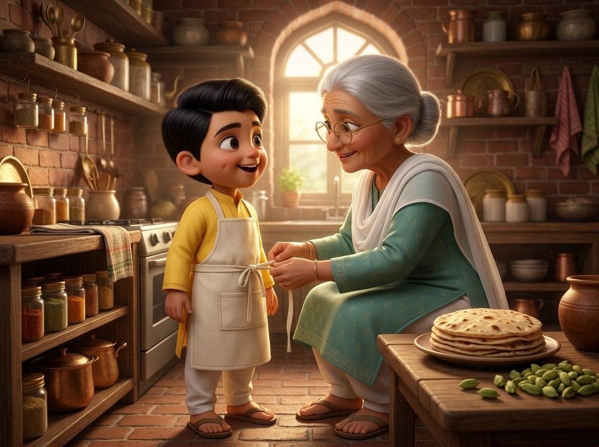 Dadi's Magic Kitchen — inside page
