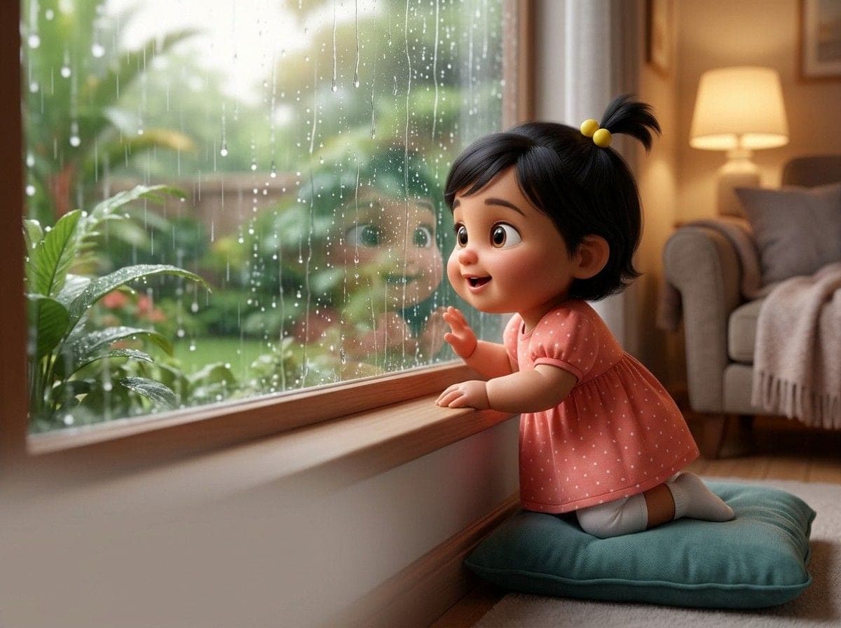 Minahil and the Rainy Day — inside page