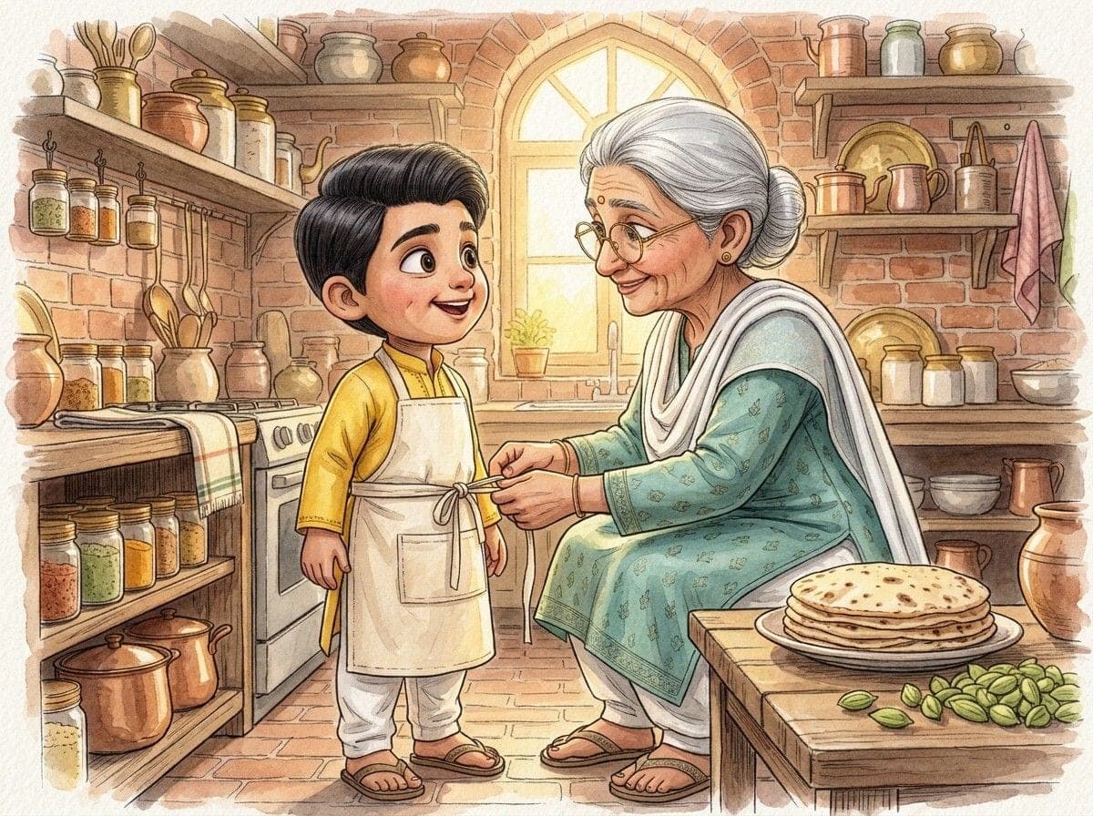Dadi's Magic Kitchen — inside page