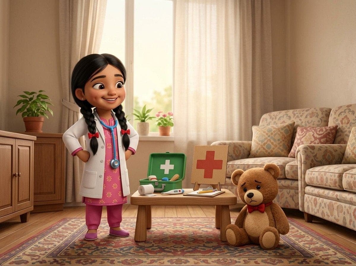The Little Doctor — inside page